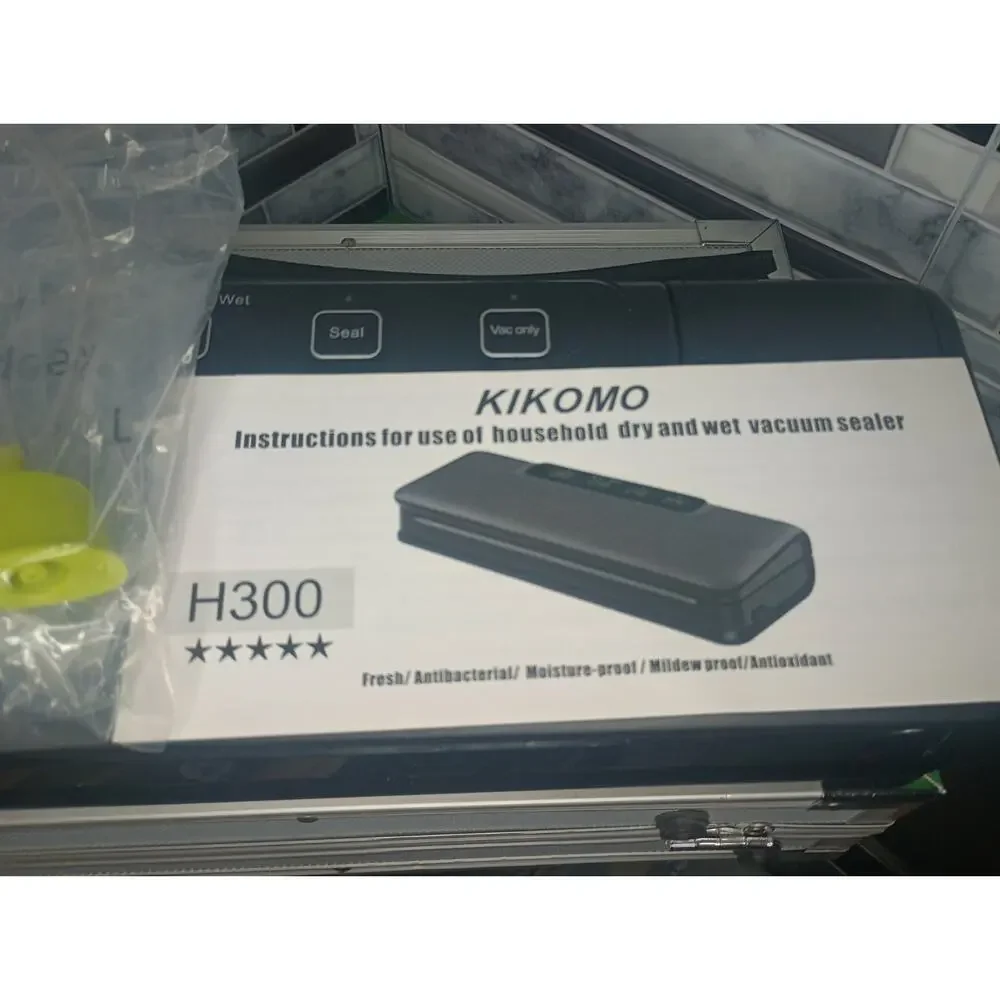 Kikomo Vacuum Sealer Machine Food Saver New Dry Moist Foods Strong Suction W Box